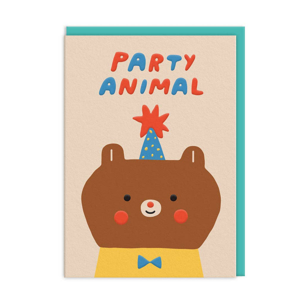 Suzy Ultman Party Animal Bear Card by Ohh Deer
