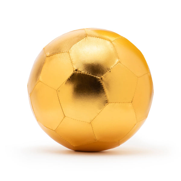 Gold Inflatable Fabric Foot Ball by Ratatam