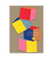 Baby Cubes Die Cut Card by Isatopia