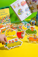 Pickle Pig Car - Die-cut card by Richard Scarry