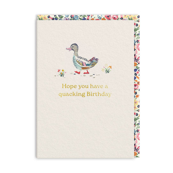 Quacking Birthday Greeting Card by Ohh Deer