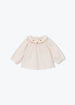 Powder Blouse with Embroidered Hearts by Arsene et Les Pipelettes