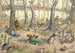 Molly Brett Woodland Traffic Greetings Card by Porch Fairies