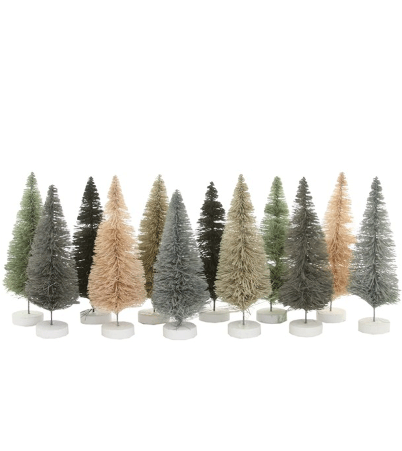 Set of 12 Bottle Brush Trees by Cody Foster