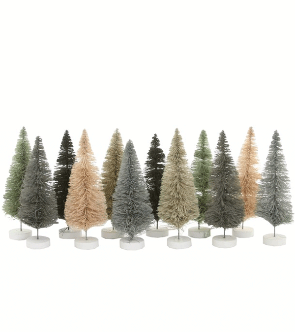 Set of 12 Bottle Brush Trees by Cody Foster