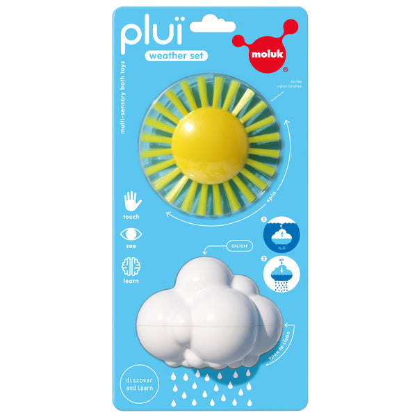 Plui Weather Set Sensory Bath Toy MOLUK