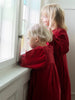 Kids Ruby Velour Celebration Dress by Serendipity