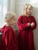 Kids Ruby Velour Celebration Dress by Serendipity