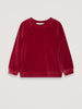 Ruby Velour Velvet Sweatshirt by Serendipity