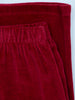 Ruby Velour Velvet Loose Bottoms by Serendipity