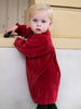 Baby Ruby Velour Celebration Dress by Serendipity
