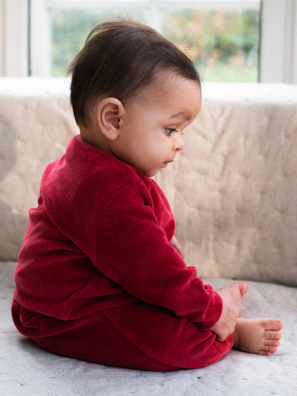 Baby Ruby Velour Bottoms by Serendipity