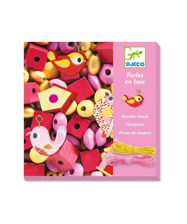 Birds Wooden Beads by Djeco