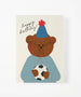 Bear with Football Birthday Card by bear Days