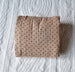 Beige with Dots Large Muslin Swaddle by Rammelaartje