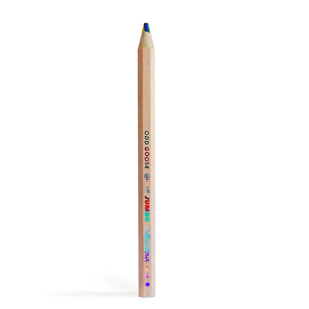 The Jumbo Multicolour Colouring Pencil by Odd Goose Stationary