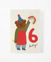 Age 6 Birthday Bear Card by Bear Days