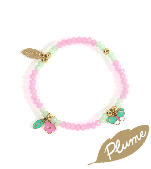 Lilac Bracelet by Djeco Plume Range