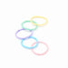 Set of 20 Pastels Mini Elastics 2mm Thick by Molly & Rose