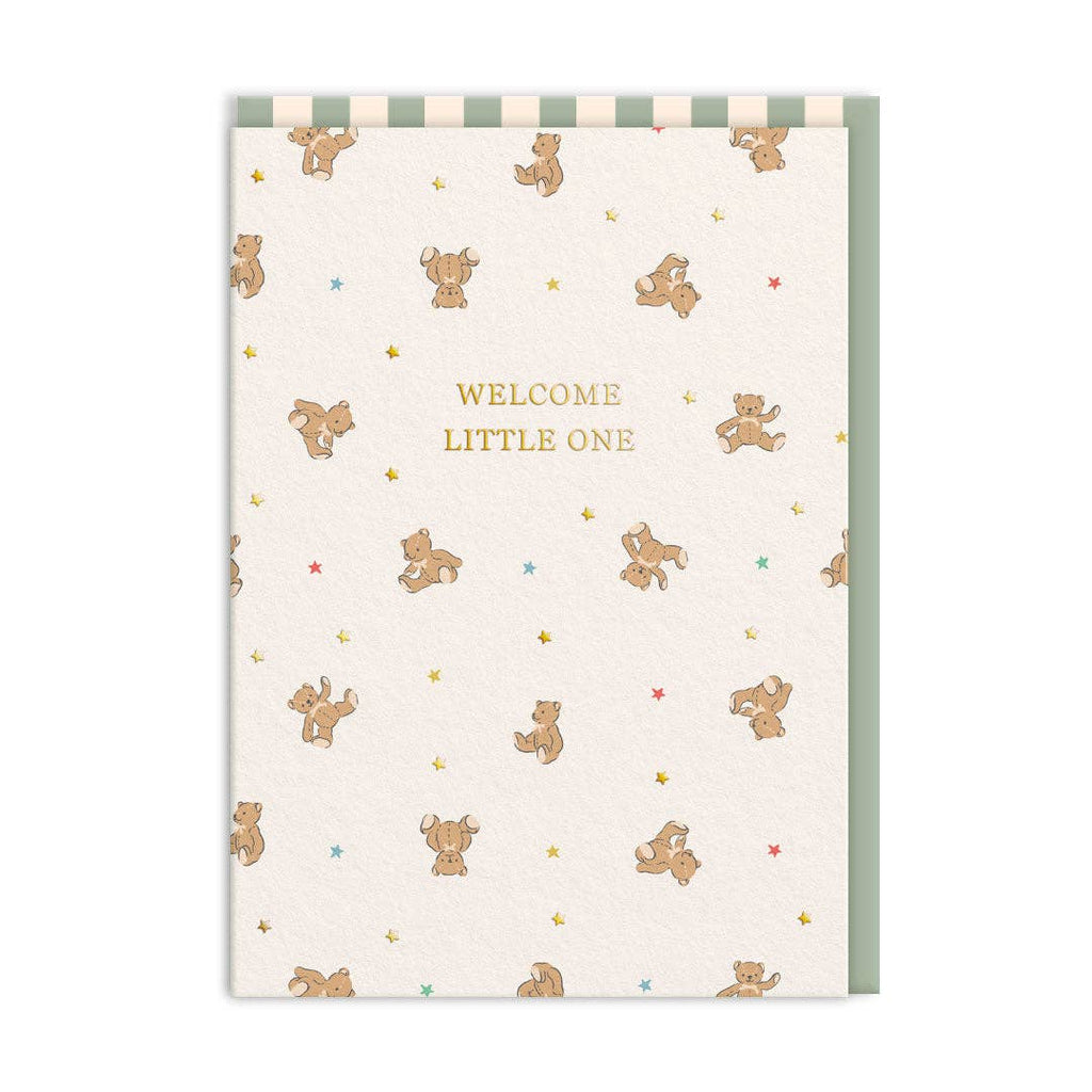Cath Kidston Welcome Little One Bears New Baby Card by Ohh Deer