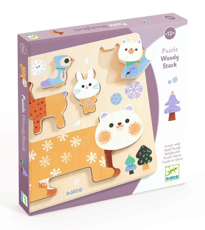 WoodyStack Wooden Puzzle by Djeco