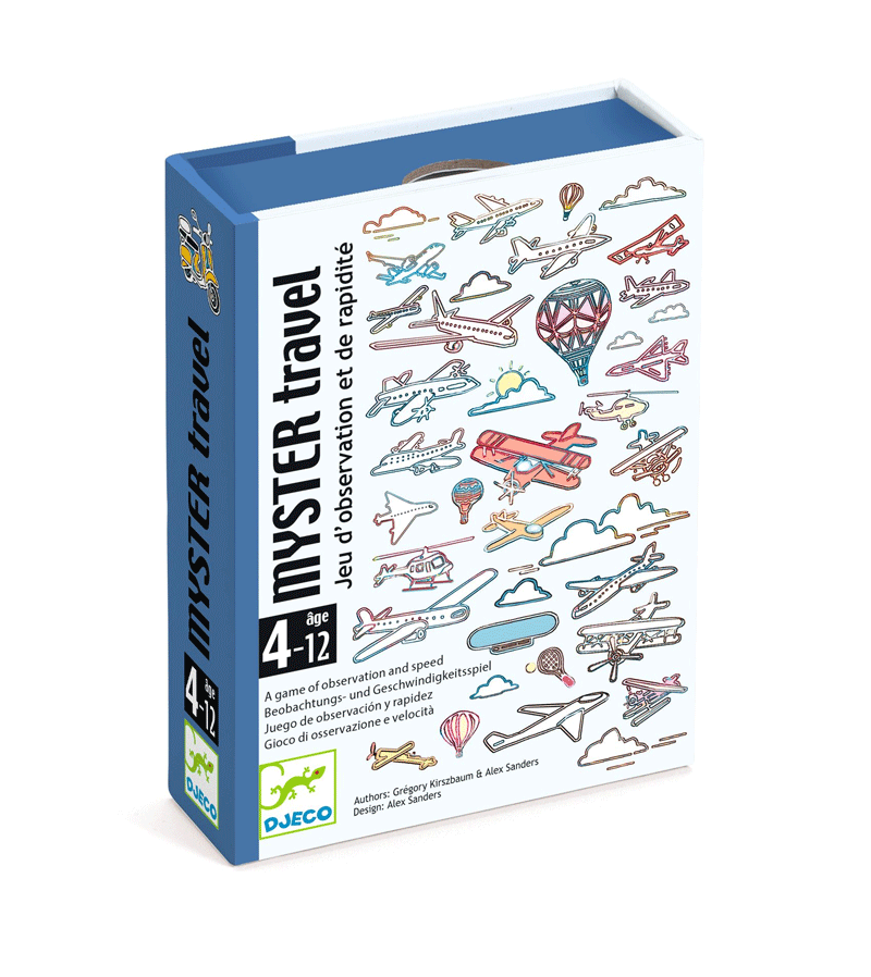 Myster Travel Card Game by Djeco