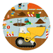 12+5 pcs Construction Site Giant Puzzle by Djeco