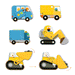 12+5 pcs Construction Site Giant Puzzle by Djeco