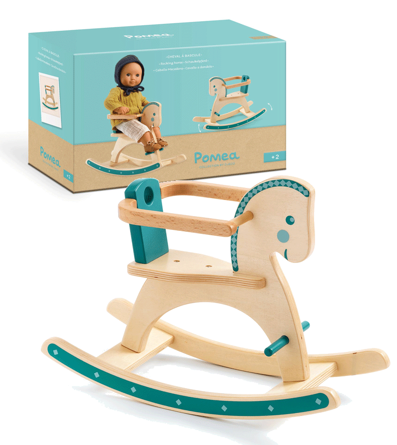 Pomea Doll's Rocking Horse by Djeco