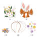DIY Flower Friends Headbands to Create by Djeco