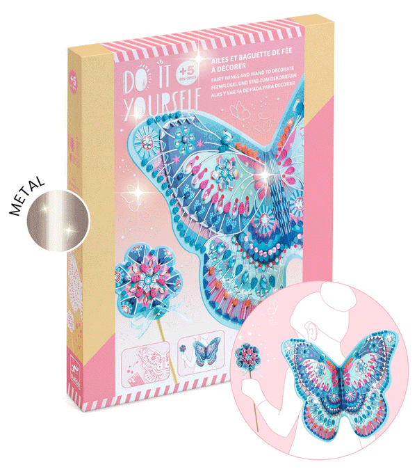 DIY Like a Fairy Wings and Wand Art Kit by Djeco