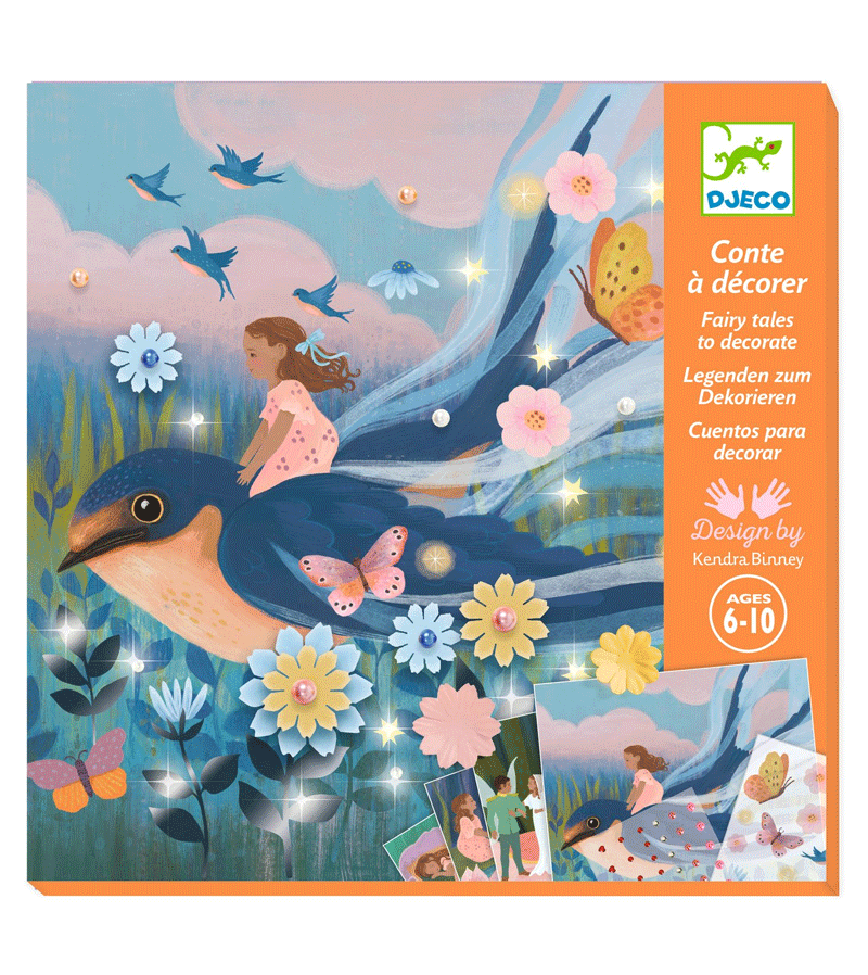 Thumbelina Fairytales to Decorate by Djeco