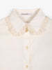 Lace Ending Poplin Shirt by Bobo Choses