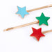 Enamel Star Hair Slides by meri meri