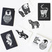 Black & White Art Cards for Baby by wee gallery
