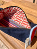 Red & Navy Pencil Case