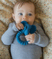 Blue Elephant Natural Rubber Teether by Natruba