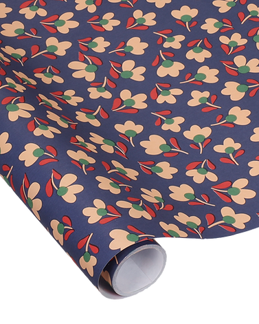 Lily Odette Flowers Roll of Wrapping Paper by Ole ( Sticky Lemon )