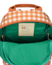 Coral Gingham Small Backpack by Ole ( Sticky Lemon )