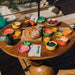 Oli&Carol Wally the Watermelon Rubberwood Kids Plate Set