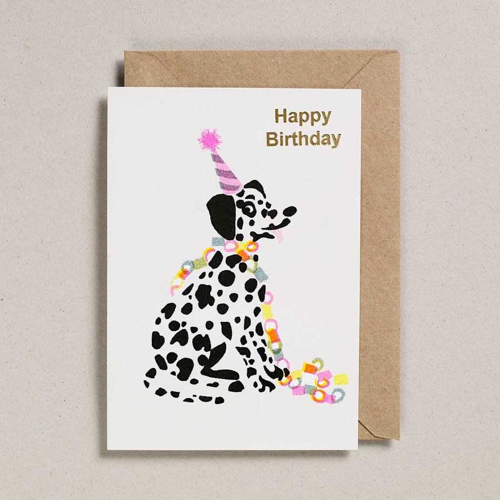 Confetti Pets Cards Happy Birthday Dalmatian by Petra Boase