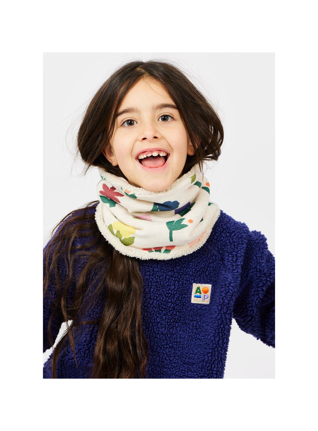 Flowers Fur Lined Snood by Arsene et les Pipelettes