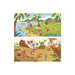 Creative Box of Thick Repositionable Dinosaur Stickers by Janod