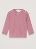 Ruby and Ecru Long Sleeved Striped Tee by Serendipity
