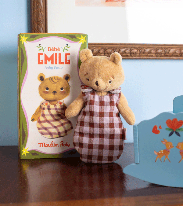 Bebe Emile the Little Bear Les Minouchkas by Moulin Roty