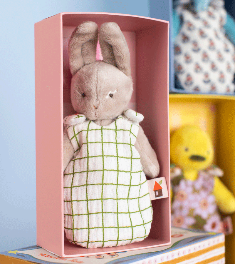 Bebe Nine the Rabbit Les Minouchkas by Moulin Roty