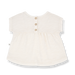 Ecru Atenas Frill Top by 1+ in the Family