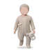 Beige Havre Onesie with Feet by 1+ in the Family