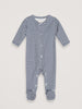 Navy & Ecru Stripe Organic Cotton Romper by Serendipity