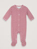 Ruby & Ecru Stripe Organic Cotton Romper by Serendipity